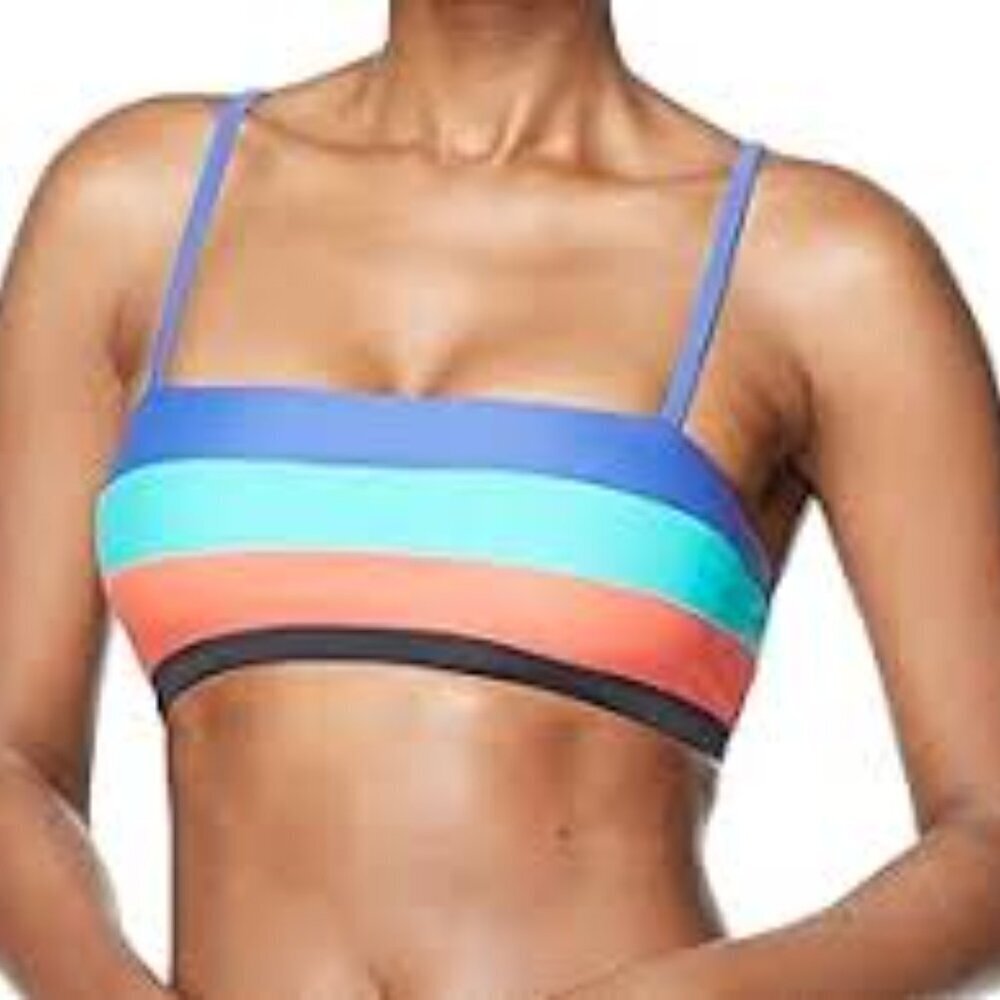 Speedo Bikini Top L NWT Multicolored UPF 50 $48 NWT